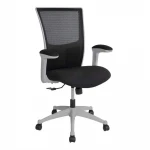 Darbo kėdė LUMINA 68x58,5xH103-113cm, sėdynė ir atlošas: tinklo audinys, spalva: pilka, pilkas išorinis apvalkalas