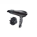 Remington | Hair Dryer | Pro-Air Turbo D5220 | 2400 W | Number of temperature settings 3 | Ionic function | Diffuser nozzle | Black