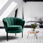 Fotelis ANGELO leisure armchair dark žalias/ juodas