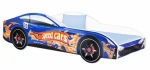 Lova su čiužiniu Car BED-BLUE-4, 160x80 cm, mėlyna