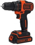 Akumuliatorinis suktuvas/gręžtuvas Black&Decker BDCDD186KB