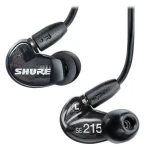 Shure SE215-K-EFS ausinės, juodos spalvos