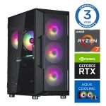 Intop Aqua Ryzen 7 7700X 32GB DDR5 2TB SSD M.2 NVME RTX4060Ti 8GB no-OS