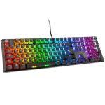 Ducky One 3 Aura Juodas klaviatūra žaidimams, RGB LED – MX–Silent–Raudona – DE išdėstymas