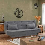 Hanah Home 3 vietų sofa-lova Santo - Dark Pilkas