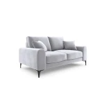 Dvivietė sofa Velvet Larnite, 172x102x90 cm, pilka