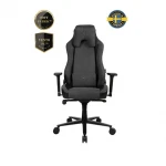 Arozzi Vernazza Vento Gaming Chair Vento Polyurethane; Soft Fabric; Metal; Aliuminio | Dark Pilkas