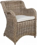 Fotelis Armchair KATALINA 62x62xH83cm, natural rattan