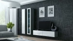 Cama Living room cabinet set VIGO 10 pilkas/baltas gloss