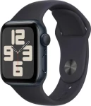 Išmanusis laikrodis Apple Watch SE 2023 GPS 40mm Midnight Alu Sport M / L Juodas (MR9Y3QI / A)