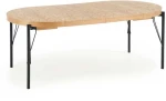 INFERNO extension table, color: natural oak / juodas