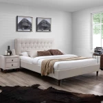 Lova Bed EMILIA 140x200cm, beige