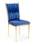 2-jų kėdžių komplektas Halmar K436, mėlynas