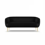 Sofa Micadoni Home Moss, juoda