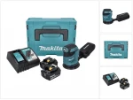 Makita DBO 180 RGJ akumuliatorinis ekscentrinis šlifuoklis 18 V 125 mm + 2x baterija 6.0 Ah + įkroviklis + Makpac