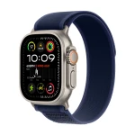 Apple Watch Ultra 2 GPS + Cellular 49mm Natural Titanium Case with Blue Trail Loop - M/L MX4L3EL/A