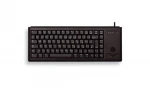 Klaviatūra Cherry COMPACT G84-4400 TRACKBALL 2X/PS/2 Juodas