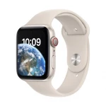 Išmanusis laikrodis Apple Watch SE (2nd Gen) GPS + Cellular 44mm Starlight Aliuminio Case with Starlight Sport Band - Regular