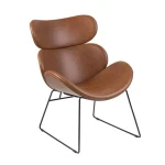 Fotelis Resting chair CAZAR brandy/juodas