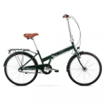 Miesto dviratis Romet Jubilat Classic, 24", 2023, žalias