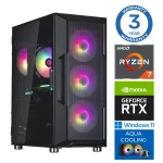 Intop Aqua Ryzen 7 7700X 32GB DDR5 2TB SSD M.2 NVME RTX4060Ti 8GB WIN11Pro