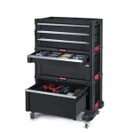 Įrankių dėžė su 6 stalčiais ant ratukų Drawers Tool Chest Set