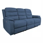 Sofa-reglaineris Home4You Mimi, 208x93x102 cm, mėlynas