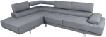 Fotelis Corner sofa GALVIN LC, light pilkas