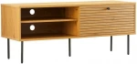 TV staliukas TV table LINE 120x40xH50cm, melamine with oak bark