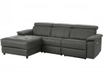 Trivietė sofa Loft Tanaro, pilka