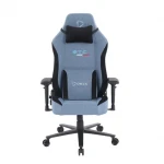 Onex STC Elegant XL serijos žaidimų kėdė - mėlynos (Cowboy) spalvos, su trumpo plauko lininiu audiniu, Dydis: XL