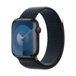 Išmanusis laikrodis Apple Watch Series 9 GPS + Cellular, 45 mm, Vidurnakčio spalvos aliuminio korpusas su vidurnakčio spalvos sportiniu dirželiu