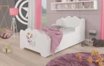 Vaikiška lova ADRK Furniture Ximena Cat, 70x140 cm, balta