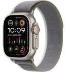 Išmanusis laikrodis Apple Watch ultra 2 gps + cellular, 49mm koperta su tytanu su opaską trail w kolorze zielonym/szarym - m/l