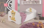 Vaikiška lova Adrk Furniture Casimo Lion, 80x160 cm, balta