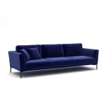 Keturvietė sofa Kalune Design Jade, mėlyna