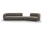 Modulinė sofa Micadoni Miley, ruda