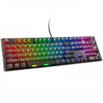 Ducky One 3 Aura Juodas Klaviatūra žaidimams, RGB LED - MX-Raudona (US)