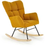 Fotelis VASCO rocking chair, mustard