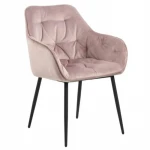 2-jų kėdžių komplektas Brooke, šviesiai rožinis