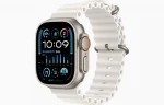 Apple Watch Ultra 2 GPS + Cellular, 49mm Titanium Case with White Ocean Band MREJ3EL/A