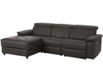 Trivietė sofa Loft Tanaro, ruda