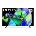 LG OLED evo OLED42C32LA televizorius 106,7 cm (42") 4K Ultra HD Smart TV „Wi-Fi“ Juoda