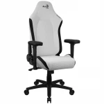 Aerocool Crown Leatherette Moonstone Baltas Gaming Stuhl, Kunstleder - baltas