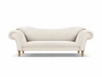 Sofa Windsor & Co Juno, 236x96x86 cm, smėlinė/aukso