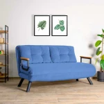 Hanah Home 2 vietų sofa-lova Sando 2-Seater - Mėlyna