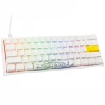 Ducky One 2 Pro Mini Baltas Edition Klaviatūra žaidimams, RGB LED - Kailh Box Baltas (US)