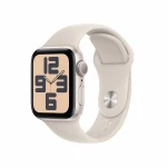 Apple Watch SE GPS 40mm Starlight Aluminium Case with Starlight Sport Band - M/L - MR9V3ET/A