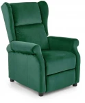 Fotelis AGUSTIN 2 recliner, color: dark žalias