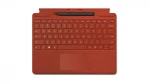 Klaviatūra Microsoft Surface Pro8 TypeCover + Pen Bundle Poppy Raudona English International